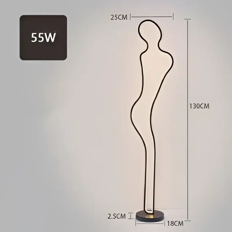 Lampadaire Élégance | LUMIÈRE FEMME
