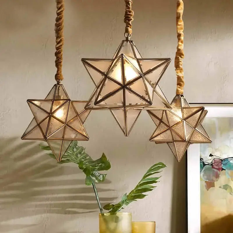 Éclairage Suspendu Élégant | LUMINAIRE étoilé